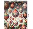 Прямоугольная тканевая скатерть на стол с рисунком JoyArty Расписные шары 120х145 см, серия Новый год и Рождество tc_sd3924_120x145 2