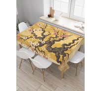Прямоугольная тканевая скатерть на стол с рисунком JoyArty Сакура 120х145 см tc_sd3566_120x145