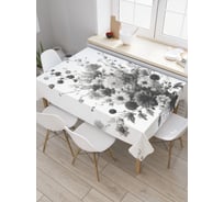 Прямоугольная тканевая скатерть на стол с рисунком JoyArty Букет с поля 145х180 см tc_sd3588_180x145