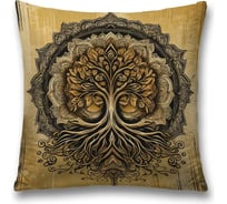 Декоративная наволочка на молнии JoyArty Дерево жизни 45x45 см sl_sd3506