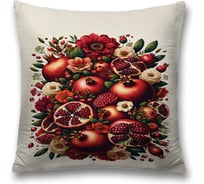 Декоративная наволочка на молнии JoyArty Гранатовый букет 45x45 см sl_sd3435