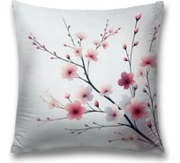 Декоративная наволочка на молнии JoyArty Ветка сакуры 45x45 см sl_sd3487