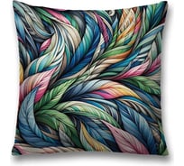 Декоративная наволочка на молнии JoyArty Яркие листья 45x45 см sl_sd3519