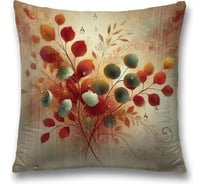 Декоративная наволочка на молнии JoyArty Сухоцветы в орнаменте 45x45 см sl_sd4009