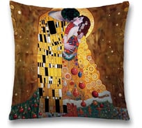 Декоративная наволочка на молнии JoyArty Поцелуй на Новый год 45x45 см, серия Новый год и Рождество sl_sd3896