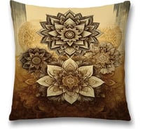 Декоративная наволочка на молнии JoyArty Волшебный лотос 45x45 см sl_sd3450