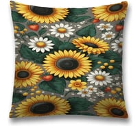 Декоративная наволочка на молнии JoyArty Поле цветов 45x45 см sl_sd3445