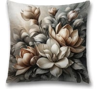 Декоративная наволочка на молнии JoyArty Золотая магнолия 45x45 см sl_sd3485