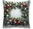 Декоративная наволочка на молнии JoyArty Праздничный венок 45x45 см, серия Новый год и Рождество sl_sd3950 1