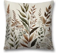 Декоративная наволочка на молнии JoyArty Трава луговая 45x45 см sl_sd3509