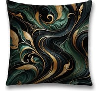 Декоративная наволочка на молнии JoyArty Мраморные цветы 45x45 см sl_sd3493