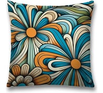 Декоративная наволочка на молнии JoyArty Бутон ромашки 45x45 см sl_sd3552