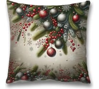Декоративная наволочка на молнии JoyArty Праздничная атмосфера 45x45 см, серия Новый год и Рождество sl_sd3958