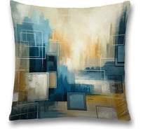 Декоративная наволочка на молнии JoyArty Квадрат на красках 45x45 см sl_sd3568