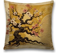 Декоративная наволочка на молнии JoyArty Сакура 45x45 см sl_sd3566