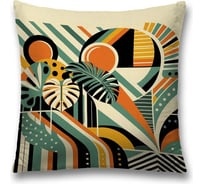 Декоративная наволочка на молнии JoyArty Графика форм 45x45 см sl_sd3542