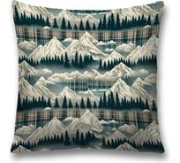 Декоративная наволочка на молнии JoyArty Коллаж гор 45x45 см sl_sd3939