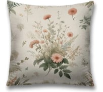 Декоративная наволочка на молнии JoyArty Цветочки нежные 45x45 см sl_sd3551
