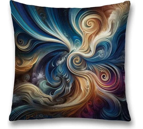 Декоративная наволочка на молнии JoyArty Разводы краской 45x45 см sl_sd3475 1