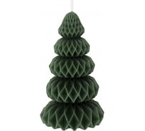 Свеча декоративная Tkano Origami зеленого цвета из коллекции New Year Essential TK24-NY_CND0014