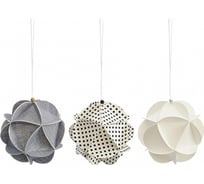 Набор елочных украшений Tkano Fashion moments из бумаги, из коллекции New Year Essential TK23-NY_SET0014