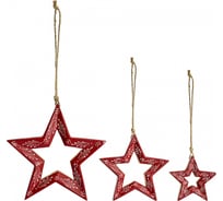 Набор елочных украшений Tkano Bright stars из коллекции New Year Essential, 3 шт. TK23-NY_SET0008