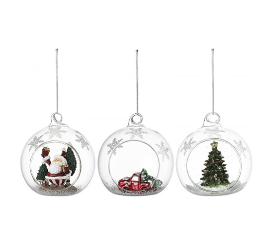Набор елочных украшений Tkano Bubble Dream из коллекции New Year Essential TK24-NY_DEC0001