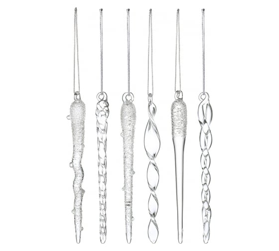 Набор елочных украшений Tkano Fancy icicles из коллекции New Year Essential TK24-NY_DEC0007