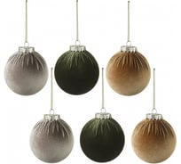 Набор елочных украшений Tkano Velvet Christmas из коллекции New Year Essential TK24-NY_DEC0011