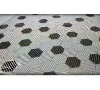 Силиконовое покрытие Dekorelle 278-SW, 0.8x20 м, серебро/белый фон 224278-SW