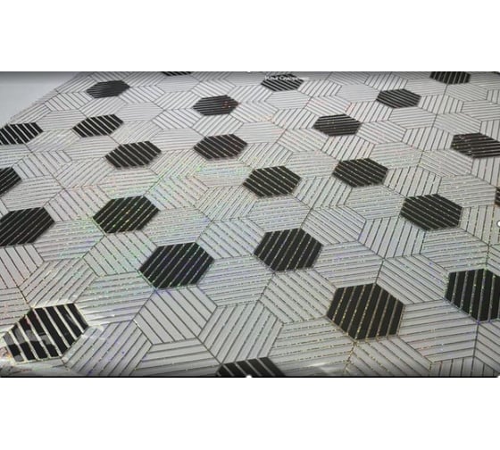 Силиконовое покрытие Dekorelle 278-S, 0.6x20 м, серебро/прозрачный фон 214278-S 1