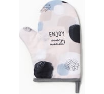 Варежка-прихватка Доляна Be happy 20x27 см, 100% п/э 10425095