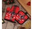 Кухонный набор из 2 предметов Доляна Christmas, прихватка 17*17 см, варежка 26*16 см, 100% п/э 9473779 1