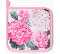 Прихватка Доляна Гортензия 17x17 см 100% п/э 10425119