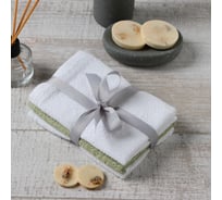 Набор махровых полотенец Экономь и Я "Mint" 30x30 см - 3 шт., 100% хлопок, 340 г/м2 10582583