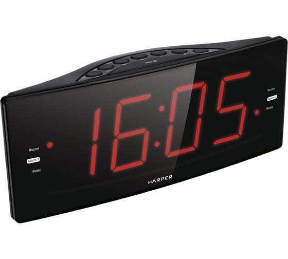 Радиобудильник HARPER HCLK-2042 red led H00001514