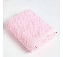 Полотенце махровое LoveLife "Минимализм" 70*120 см, розовый, 100% хлопок, 500 гр/м2 6830751