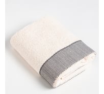 Полотенце махровое LoveLife "Бриз" 30*50 см, черный, 100% хлопок, 500 гр/м2 6830759