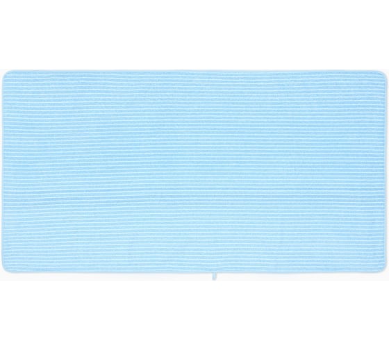 Полотенце банное Этель Линии, цвет голубой, 70x140 см, 100% полиэстер, 240 г/кв.м 10518898