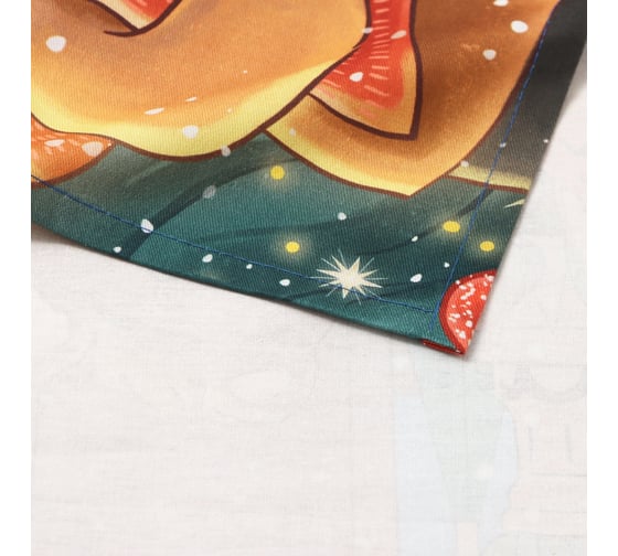 Полотенце Этель Red Square 40x73 см, 100% хлопок, саржа 190 г/кв.м 10646678