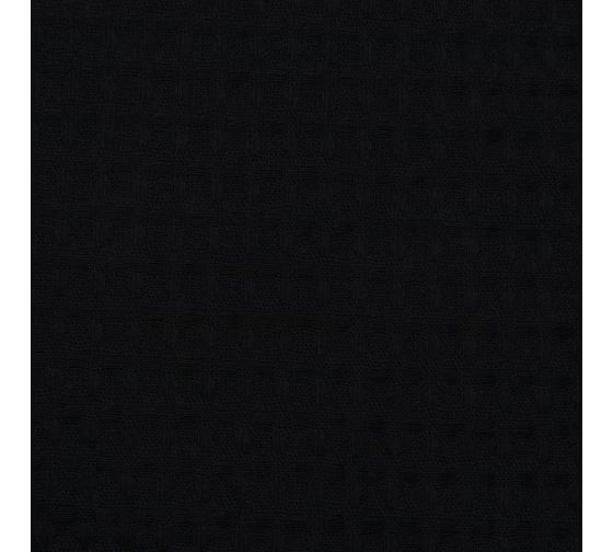 Полотенце вафельное банное Экономь и Я 80x150 см, черный, 200 г/кв.м, 100% хлопок 10682591