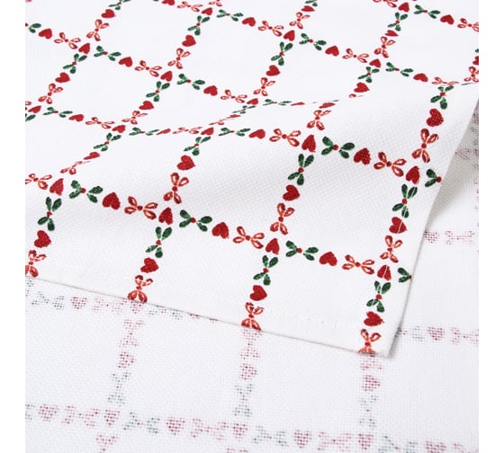 Полотенце Этель Flower Cage 40x73 см, 100% хлопок, рогожка 186 г/кв.м 10724563