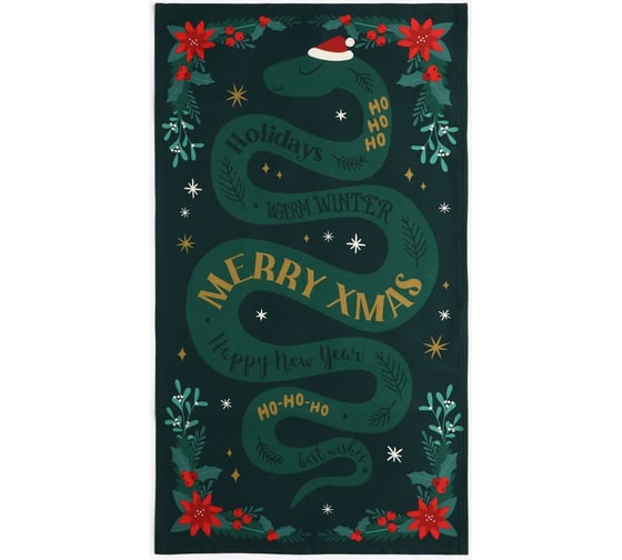 Набор полотенец Этель в мешочке Merry Xmas полотенце 40x70 см, формочки для запекания - 3 шт 10644937