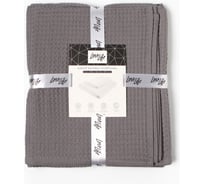Набор банных полотенец LoveLife Waffle gray 2 шт 100x150, 50x100 см, 100% хлопок 10613422