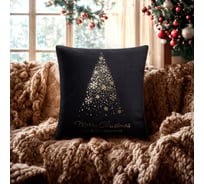 Чехол на подушку Этель Merry Christmas, 40х40 см, 100% полиэстер, велюр 10182782