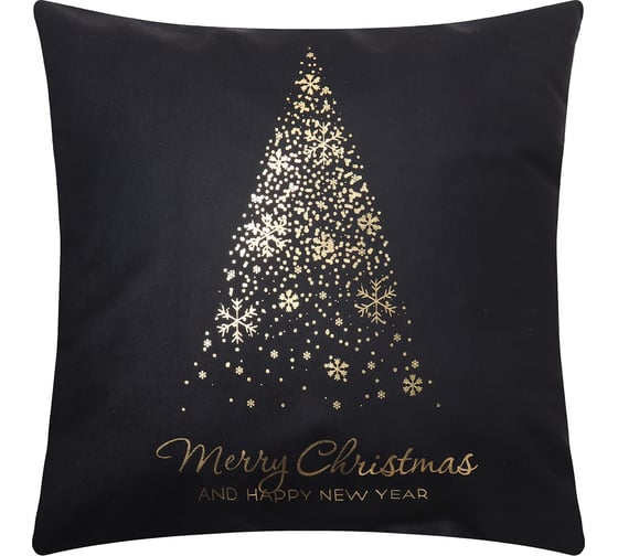 Чехол на подушку Этель Merry Christmas, 40х40 см, 100% полиэстер, велюр 10182782