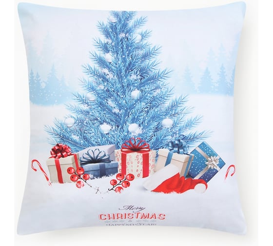 Чехол на подушку Этель Christmas 40x40 см, 100% полиэстер 10402782