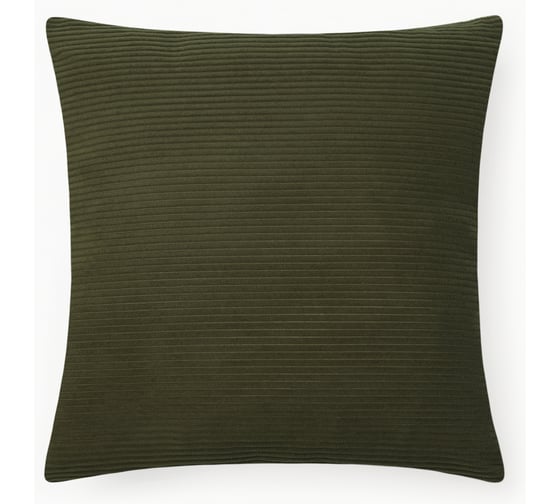 Чехол на подушку Этель Velour 43х43 см, цвет зеленый, 100% полиэстер 10484605