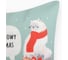 Чехол на подушку Этель Meow X-mas 40х40 см, 100% полиэстер, велюр 10495583 4