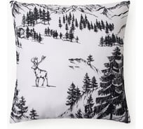 Наволочка декоративная Этель Winter landscape 50х50 см, поплин, 100% хлопок 10651299